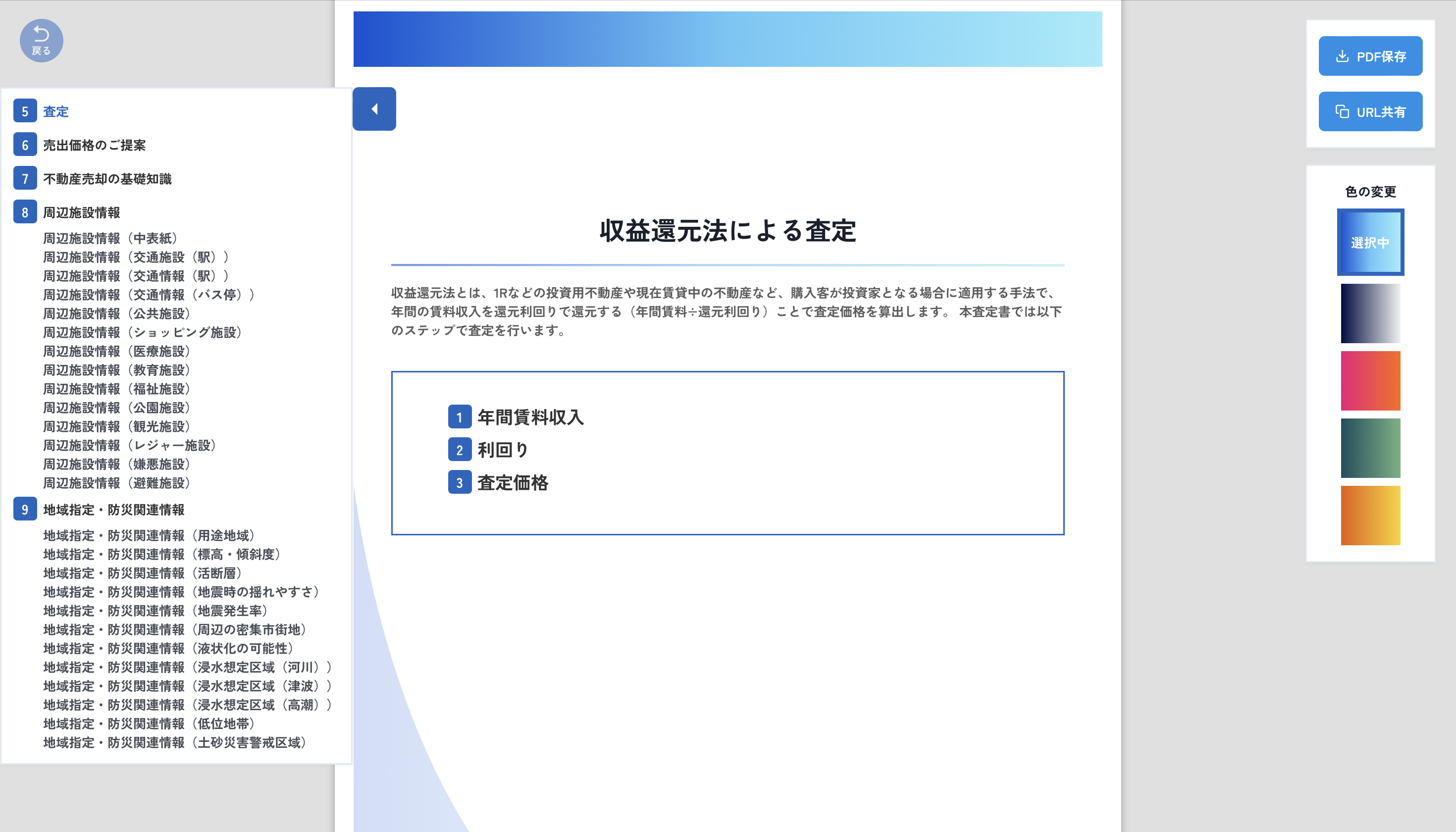 周辺施設情報・地域指定・防災関連情報