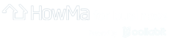 HowMa for business Powered by collabit：ロゴ